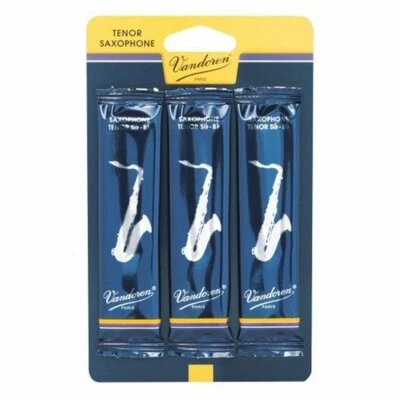 Vandoren traditionelles Tenorsaxophon/Saxophon Schilf 3er-Pack, verschiedene SR22