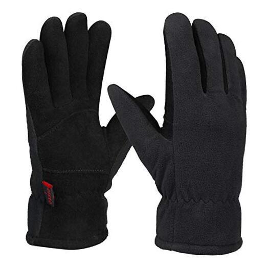 Winter Gloves for Men & Women | -30℉ Warm Thermal Running Cycling Small Black-image