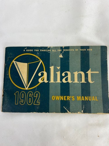 1962 Plymouth VALIANT Owners Manual - 第 1/3 張圖片