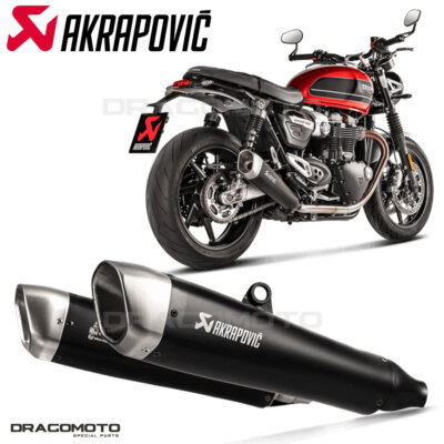 TRIUMPH Speed Twin Thruxton 1200 2019-2020 Scarico AKRAPOVIC