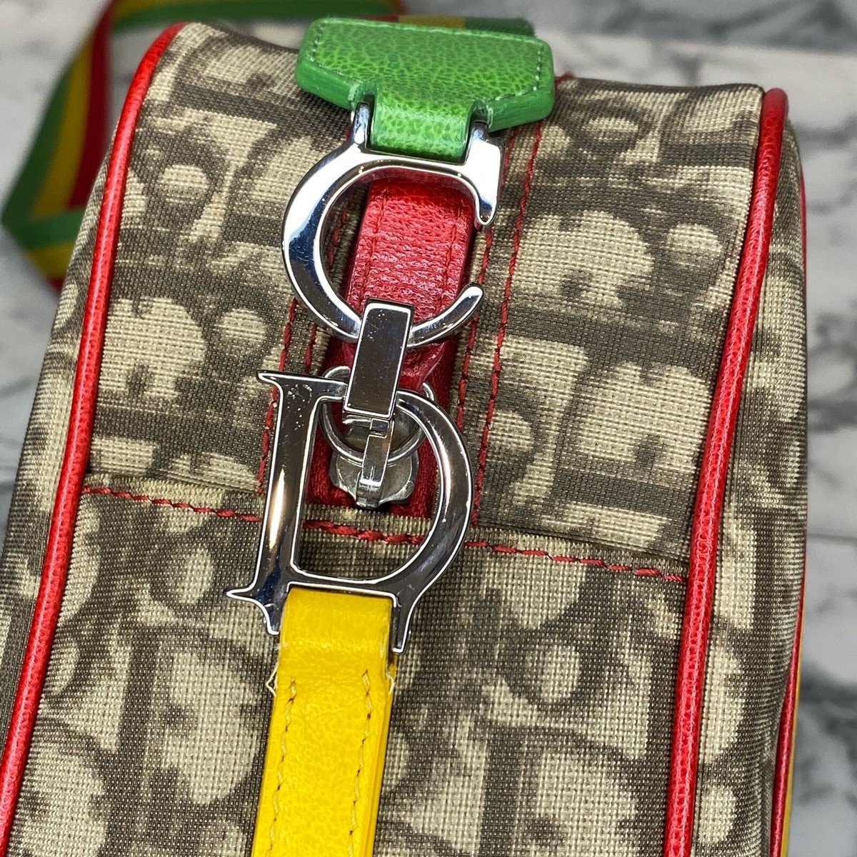 CHRISTIAN DIOR 2004 Rasta Galliano Diorissimo Canvas