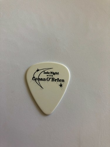 Late Night The Tonight Show With Conan O'Brien Scott Guitar Pick RARE #16