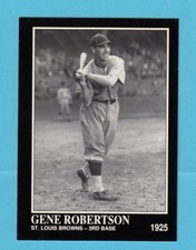 1992 The Sporting News # 386 Gene Robertson --St. Louis Browns-- Box 125