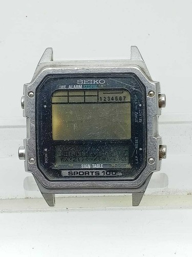 Vintage Seiko Sports 100 Chronograph D409-5010 Watch For Parts/Restores |  eBay