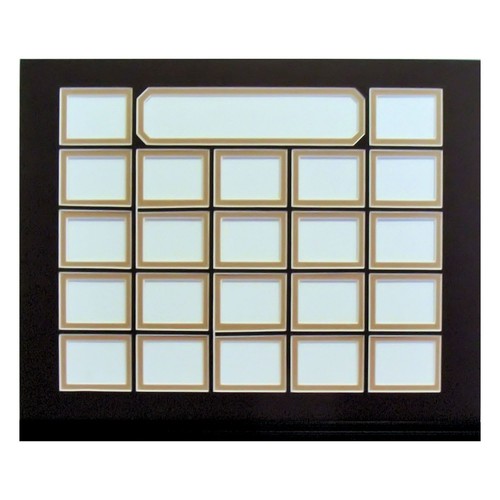 Duck Stamp Double Frame Mat 22 Multi Opening + Title Fits 14x18 Frame ...