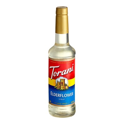 Torani Elderflower Flavoring Syrup 750 mL Plastic Bottle 880692915