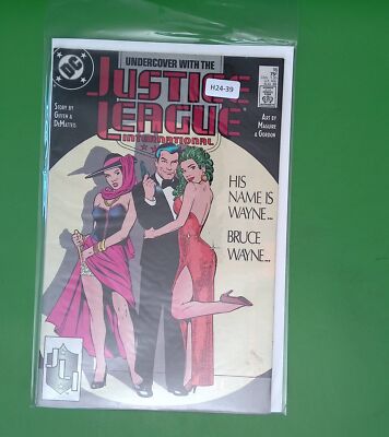 JUSTICE LEAGUE INTERNATIONAL #16 VOL. 1 8.0 1ST APP DC COMIC BOOK H24 ...
