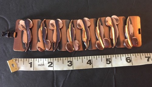 RARE Renoir Copper Vintage 1940’s? Bracelet - Picture 10 of 11