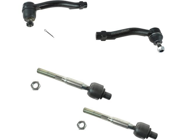 Front TRQ 4 Piece Tie Rod Set Tie Rod End Set fits Kia Optima 2001-2006 28RMNH