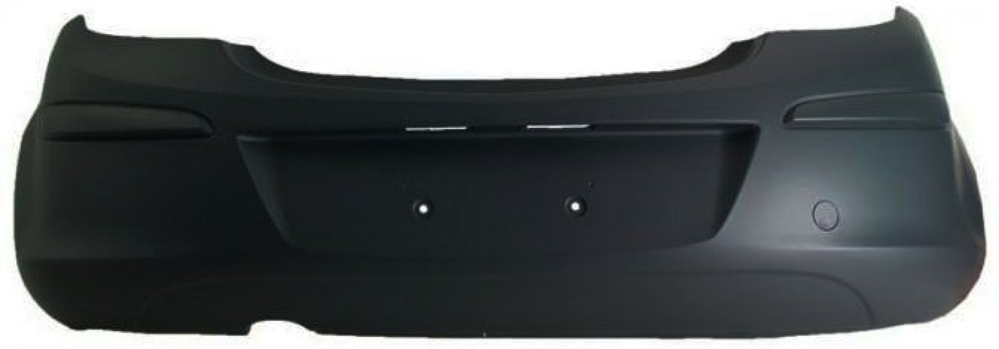 Pare-choc arrière Corsa D 2006 à 2015 pièce de carrosserie compatible berline 5 portes échappement 5cm