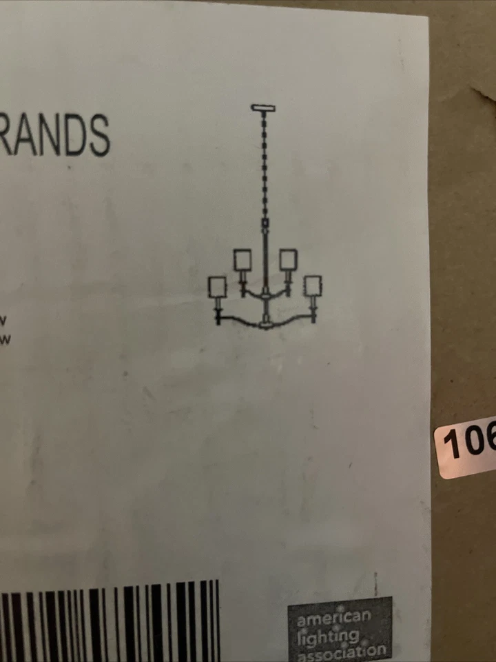 Lámpara de araña de 9 luces Generation Brands F3313/9PN Foto 4 de 4