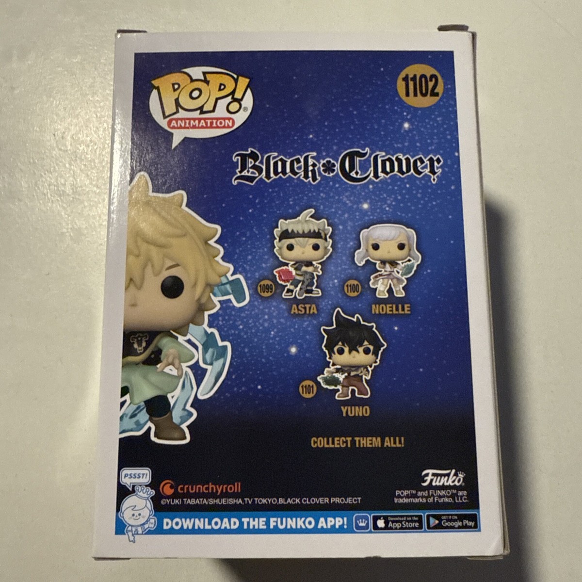 Funko Pop! Black Clover – Luck Voltia N°1102 – Édition Spéciale – NEUF