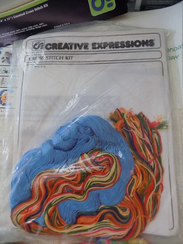 LOT 4 CREATIVE EXPRESSIONS DIMENSION NEEDLECRAFT KITS FRIENDSHIP MONDAY'S CHILD - Picture 3 of 6