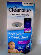 Clearblue Digital Ovulation Test Kit - Digital Reader 30 Tests - ALL SEALED