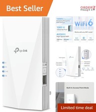 WiFi Extender Dual Band AX3000 WiFi 6 Signal Booster, Gigabit Port, APP Setup