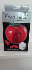  3d apple puzzle Crystal Puzzle, 44 pieces new never used