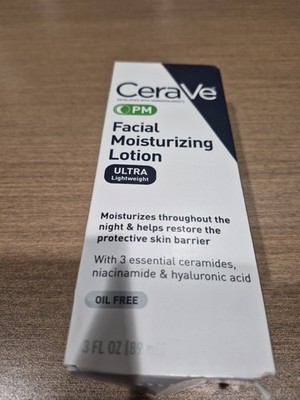 CeraVe Facial Moisturizing Lotion PM Ultra Lightweight 3 oz