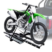 Motorcycle Hitch Carrier, 500LBS Heavy Duty Steel Dirt Bike Carrier with Load...
