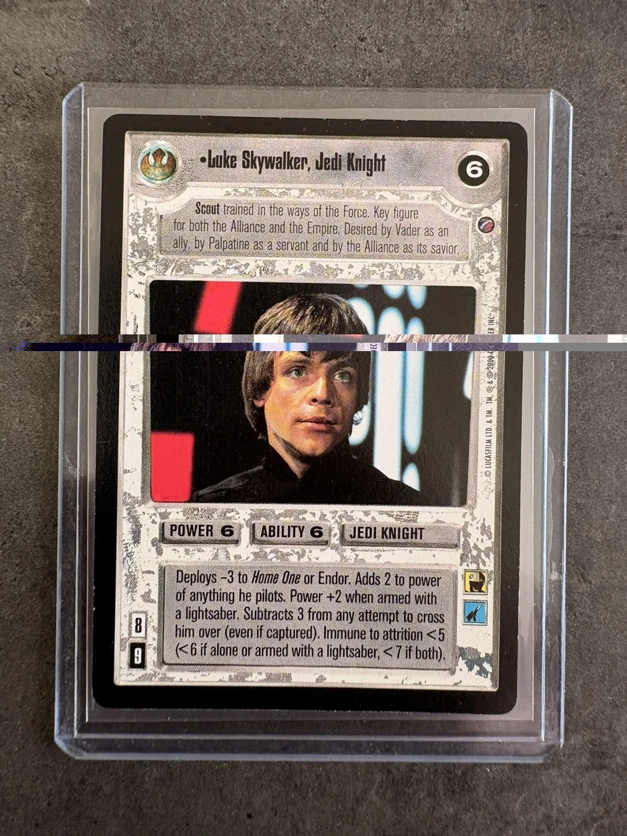 25+ Star Wars CCG Rare Individual Collectible Card Game Cards for