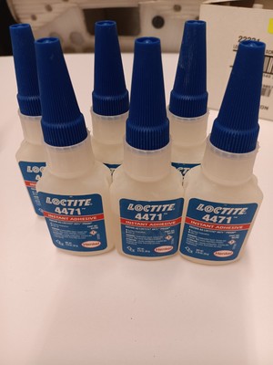 Lot Of 6 USA Loctite 4471 Instant Adhesive  20g .70oz FREE SHIPPING 