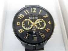 TENDENCE GULLIVER ROUND Quartz 42mm Steel & Silicone 10ATM Watch with Box