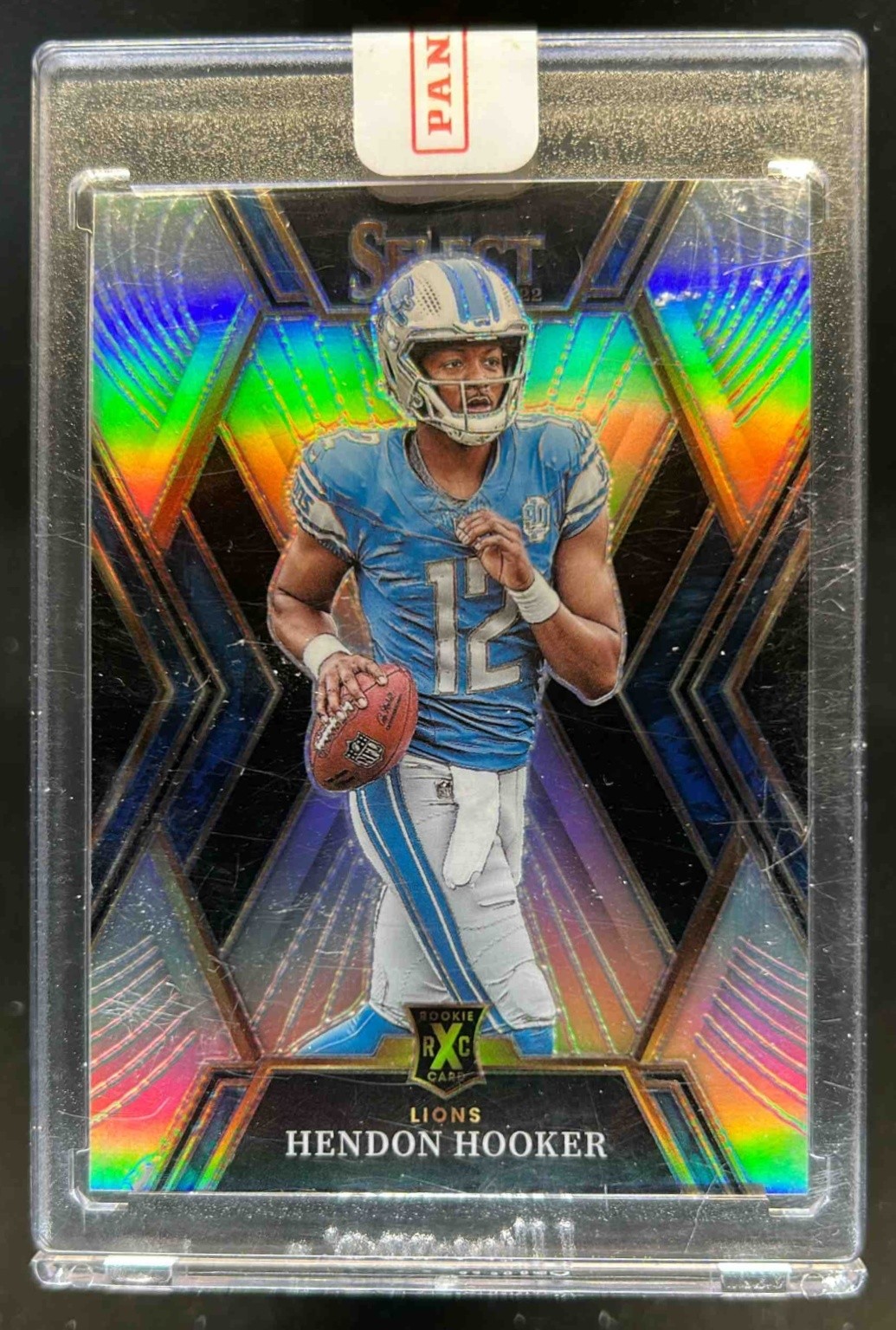 2022 Select Hendon Hooker Silver Prizm RC Rookie XRC #505 Lions