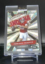 2025 Wild Card Comix Undefeated Black White & Silver 3/4 Fernando Mendoza Rookie