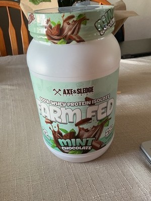 Axe & Sledge  Farm Fed 100% Whey Protein Isolate- Mint Chocolate