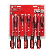 Milwaukee 48-22-2710 10-Piece Screwdriver Set...