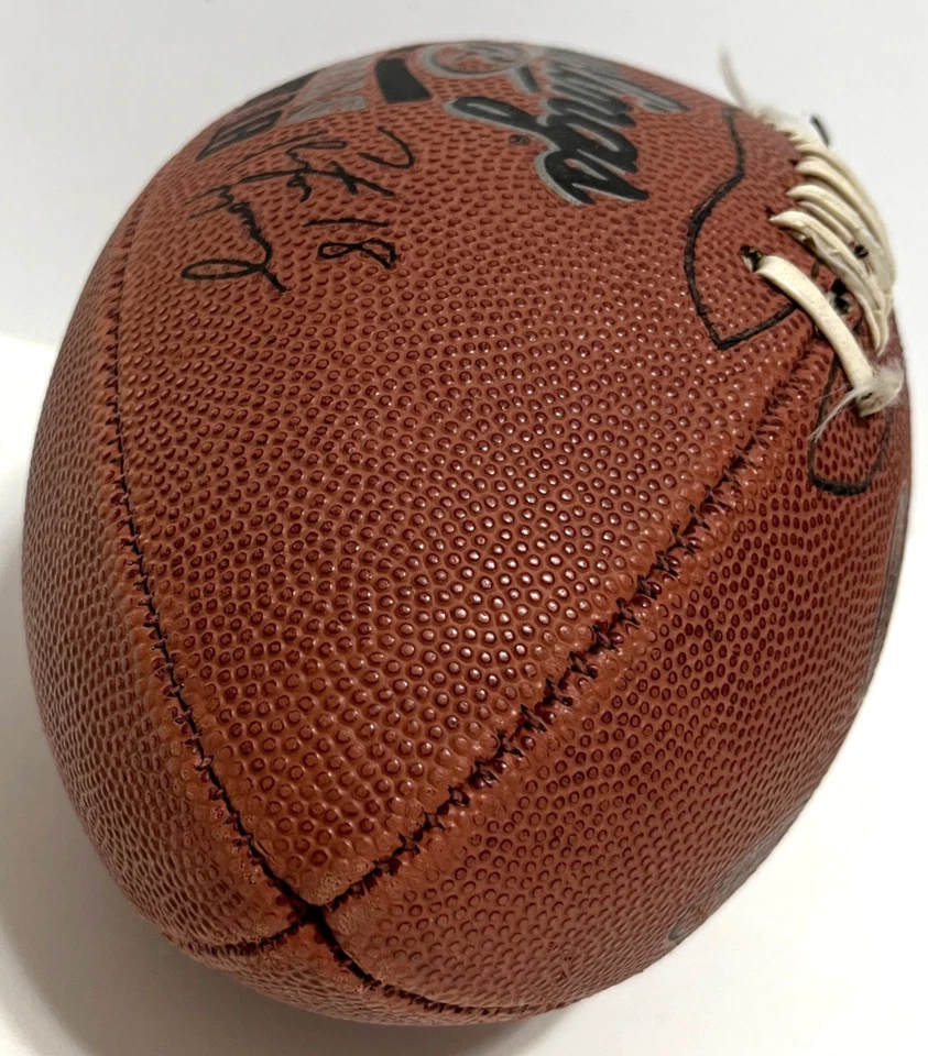 PEYTON MANNING 18 Peewee 尺寸 9 1/2 英寸 青少年男孩橄榄球NFL罗林斯 — 第 4/4 张图片