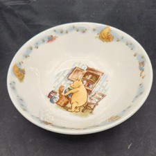 Winnie The Pooh Classic 6" Diameter Child's Porcelain Royal Doultan China Bowl