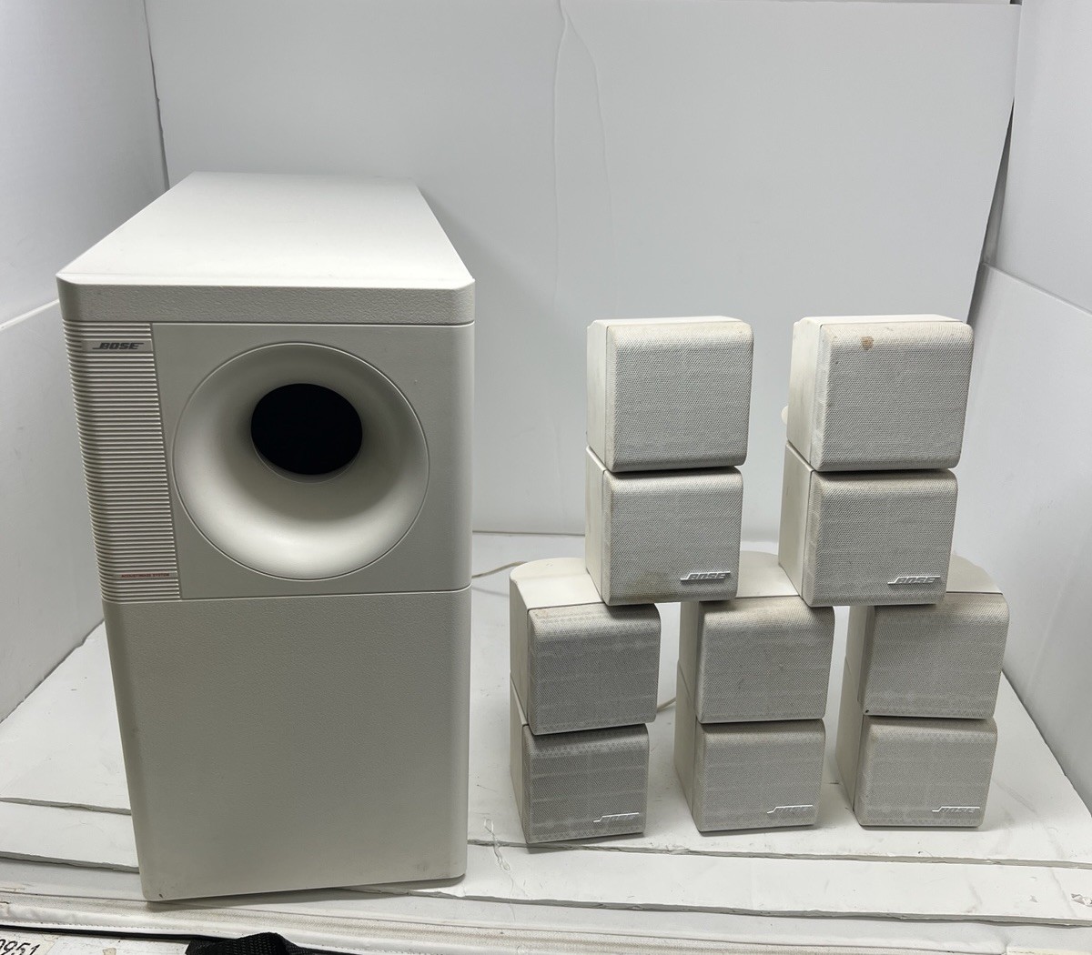 Vintage BOSE Acoustimass 10 Home Entertainment Speaker 5 Speakers