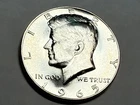 1965 SMS BU (Special Mint Set) 40% silver Kennedy half. Satin white beauty. #o13
