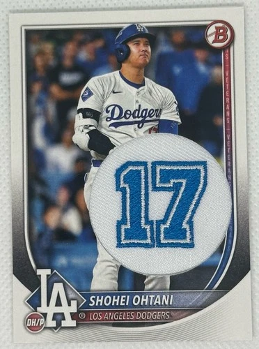 2025 Bowman Shohei Ohtani #17 Custom Jersey Patch Card