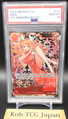 PSA10 Nami OP01-016 R Exclusive 1st Anniversary Alt Chinese ver