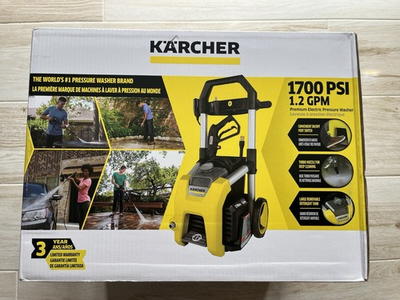 #ad #ad Karcher K1700 Electric Cold Water Pressure Washer Yellow Black BRAND NEW $135.00