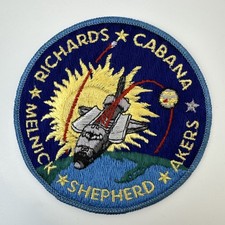 NASA Discovery STS-41 Space Mission Embroidered Patch 1990 Vtg Orig 4"