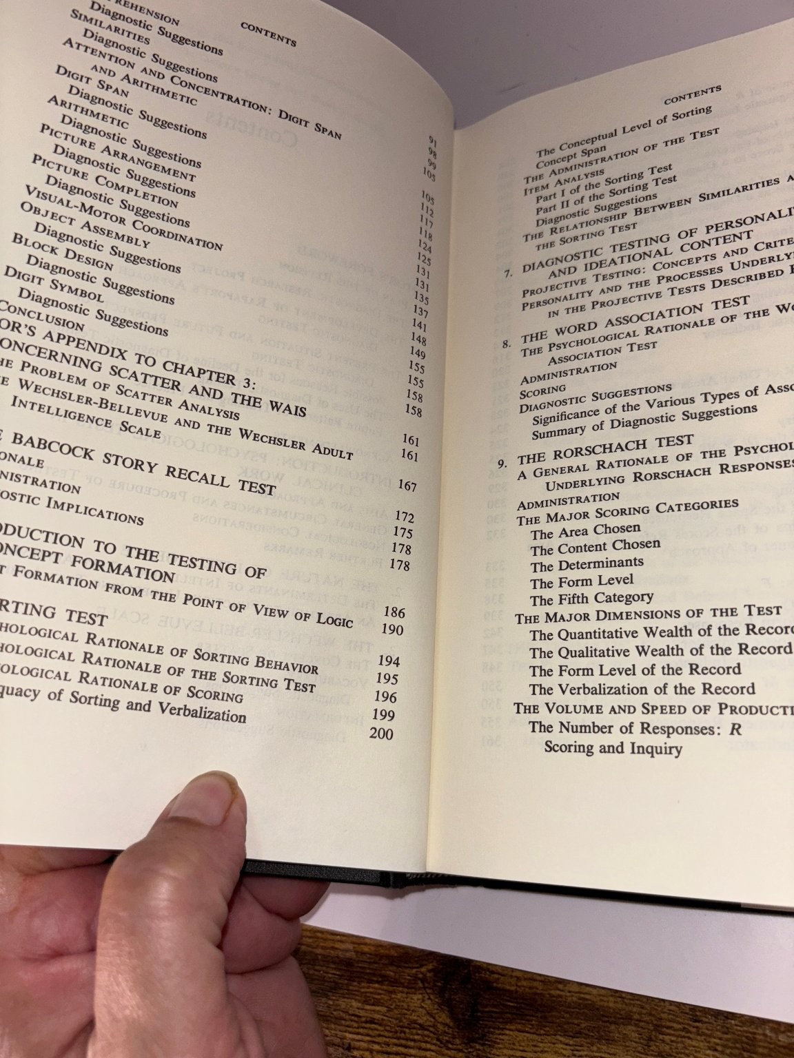 Diagnostic Psychological Testing Rapaport Gill Schafer 1991 Revised Edition IUP