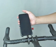 Alloy Bike Phone Holder Mount Anti-Shake Lock for iPhone Samsung Fits Universal