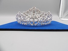 Tiara, Ornate, Silver-Toned features, a complex Filigree. PRE-OWNED