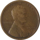 1909 S Lincoln Wheat Cent VG Very Good Penny 1c Coin SKU:I24658