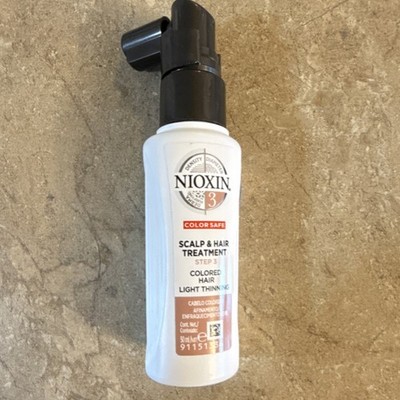 NIOXIN 3 Scalp & Hair Treatment 50ml, Color Safe, Colored Hair