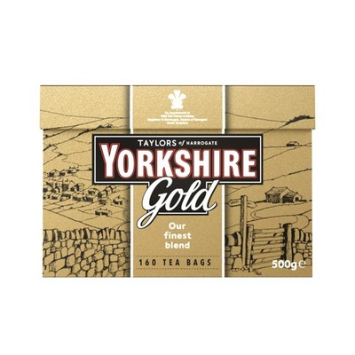, Gold, Pillow Tea Bags, 160 Count (Pack of 1), Premium Blend, Rich, Smooth, ...