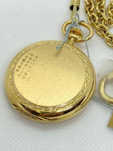 Seiko 8J41-0010 SAPM002 Poche Montre Or Quartz Montre Hommes Authentique Travail - Photo 5 sur 10