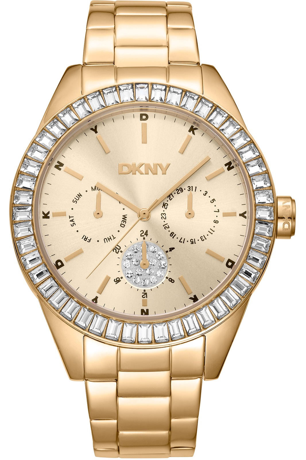 DKNY Watch - DK1L027M0045 for Female Champagne in Stainless Steel