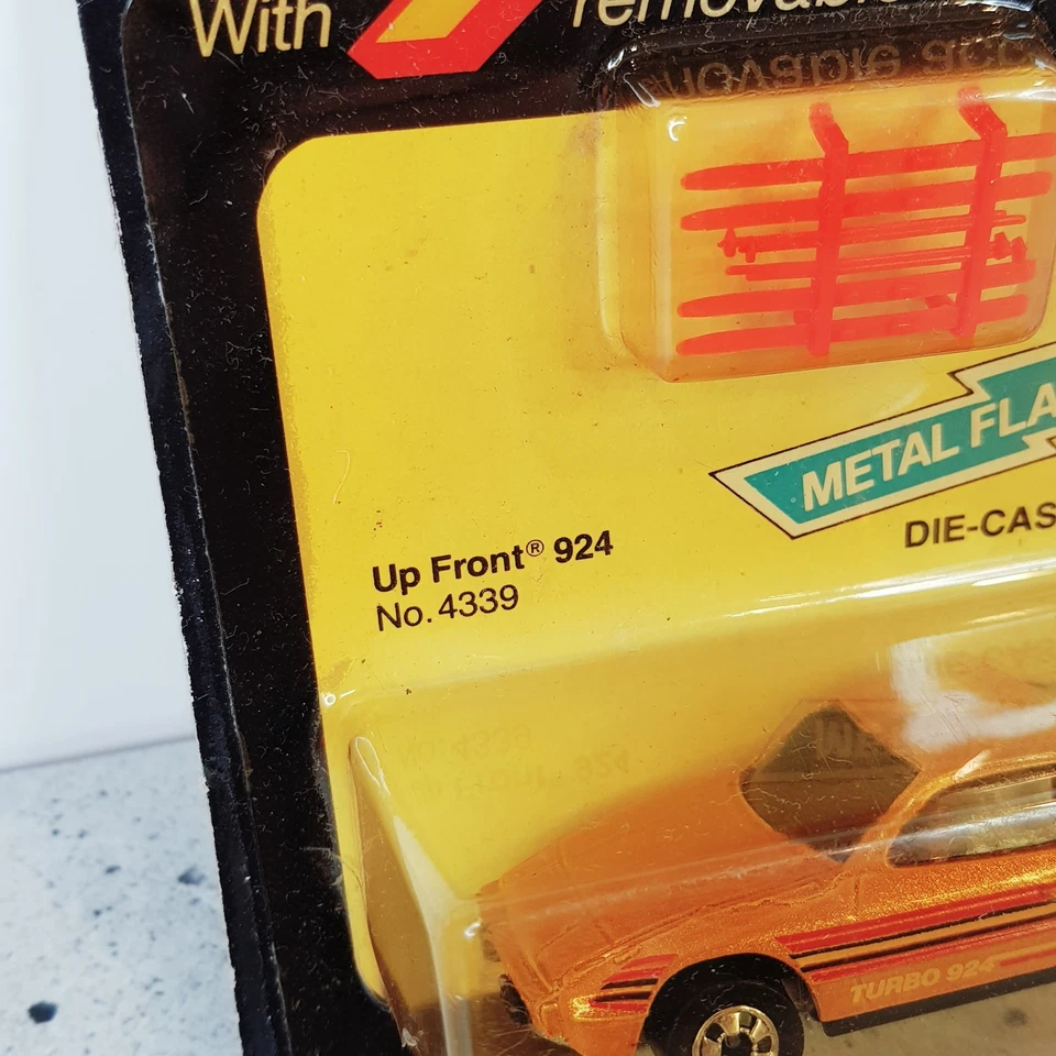 De colección 1983 Hot Wheels Extras Diecast Metalflake Gold Porsche DELANTERO 924 RARO Foto 4 de 4