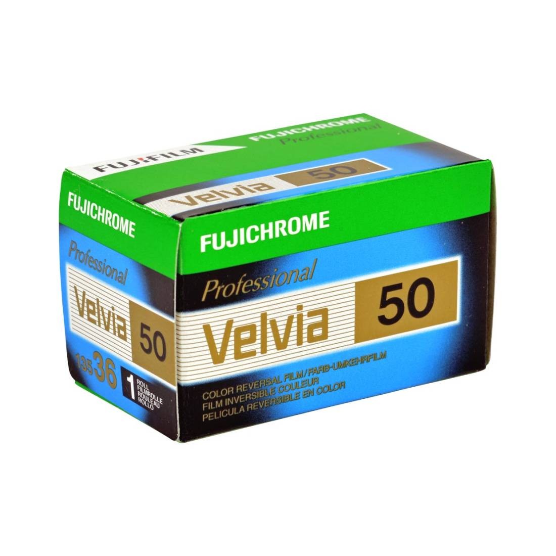 【FUJIFILM】Velvia Fujifilm Velvia 50 Color Transparency 35mm Film (36 Exposures)