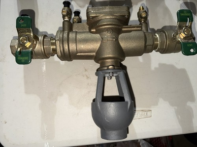 #ad #ad Watts 1LF009M2QT RPZ Backflow Preventer 1 in Manual Valve for Water $300.00