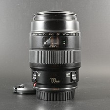Canon EF 100mm F/2.8 Macro 1:1 Lens Full Frame Tested Working Japan 130