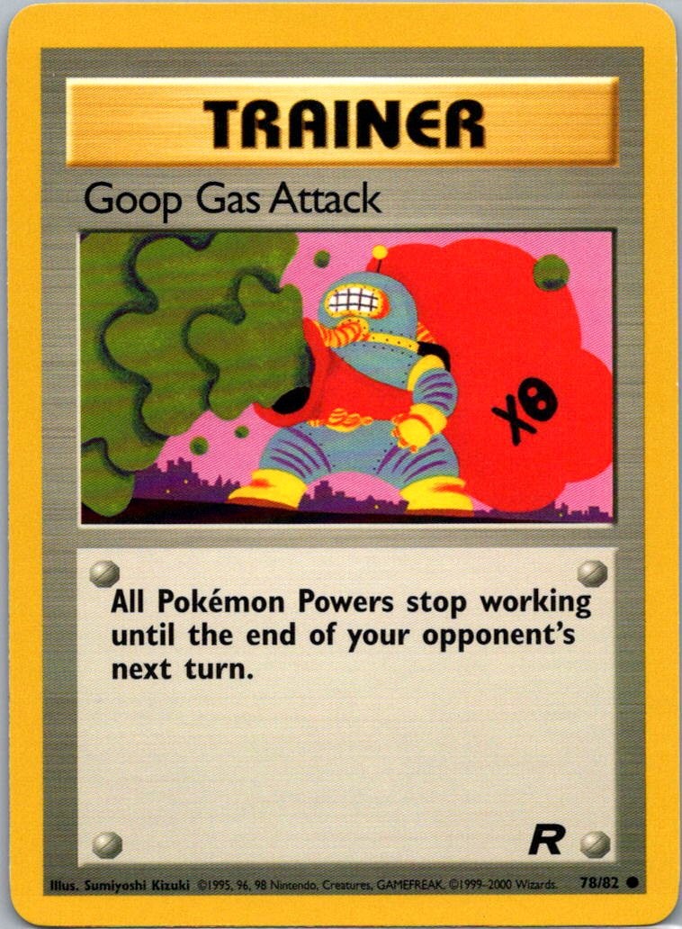 Pokemon TCG Goop Gas Attack 78/82 Team Rocket NM